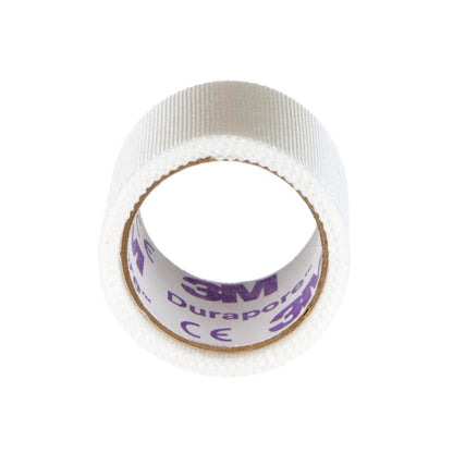 3M™ Durapore™ Silk-Like Cloth Medical Tape, 1 Inch x 1-1/2 Yard, White