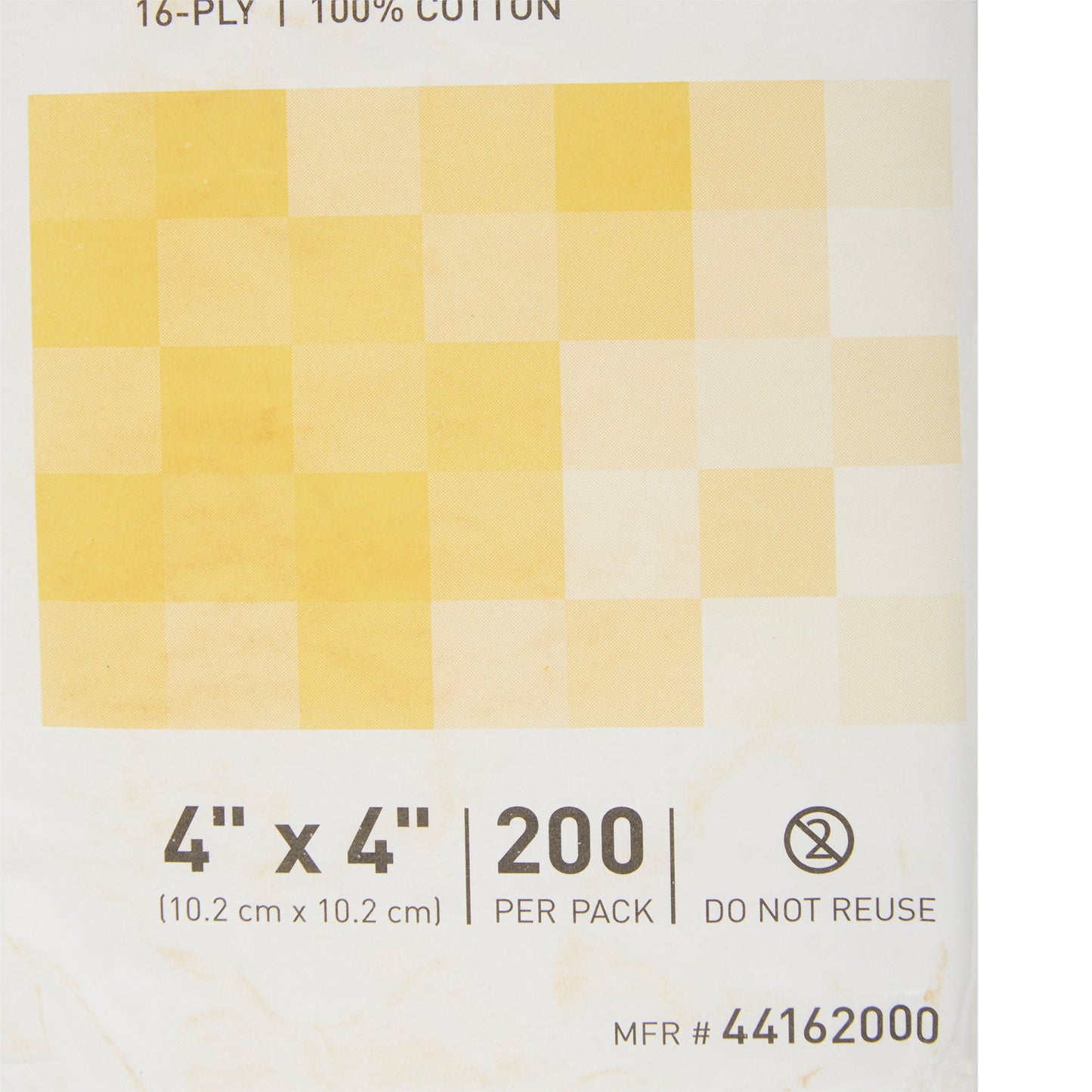 McKesson Gauze Sponge, 4 x 4 Inch, 16-Ply