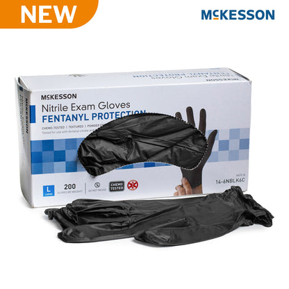 McKesson Confiderm® 6.8C Nitrile Exam Glove, Large, Blue