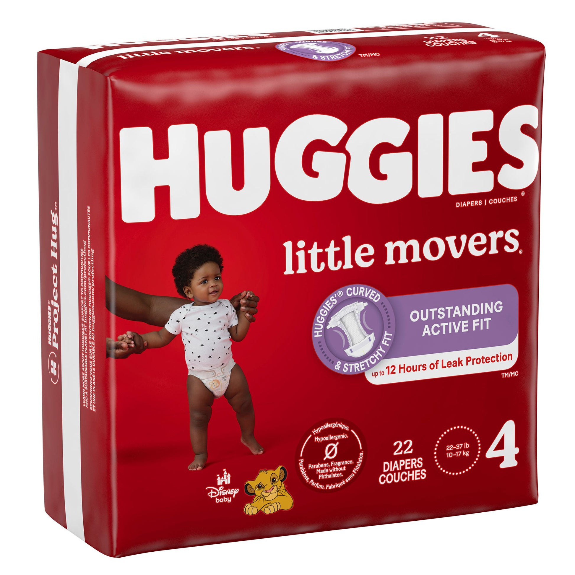 Huggies® Little Movers® Diaper, Size 4