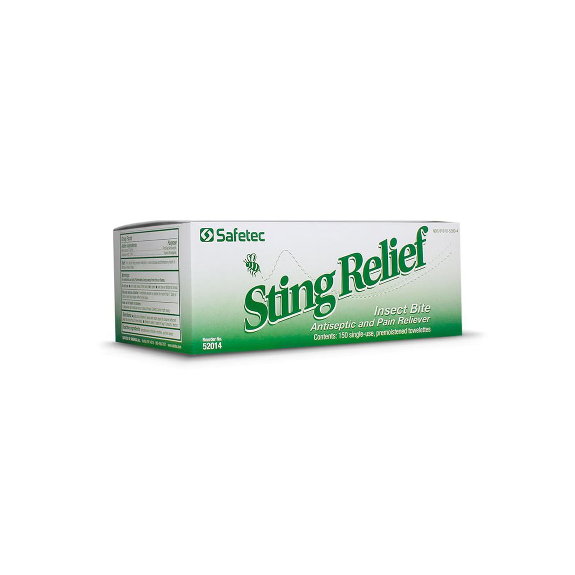 Safetec® Ethyl Alcohol / Lidocaine Sting and Bite Relief