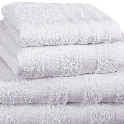 Merit™ Trio Cotton Washcloth, White, 12 x 12 Inch
