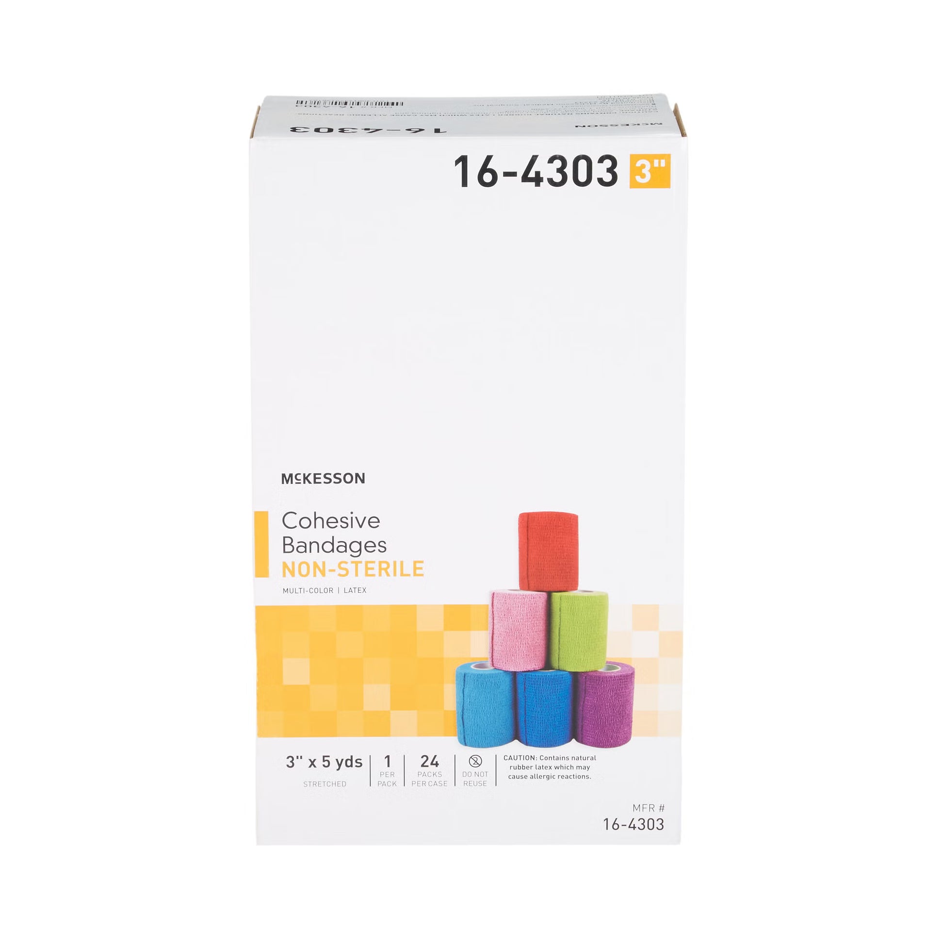 McKesson Self-adherent Closure Cohesive Bandage, 3 Inch x 5 Yard