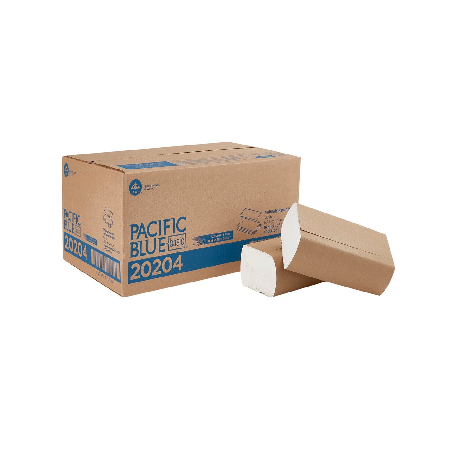 Pacific Blue Basic™ Multi-Fold Paper Towel, 250 per Pack