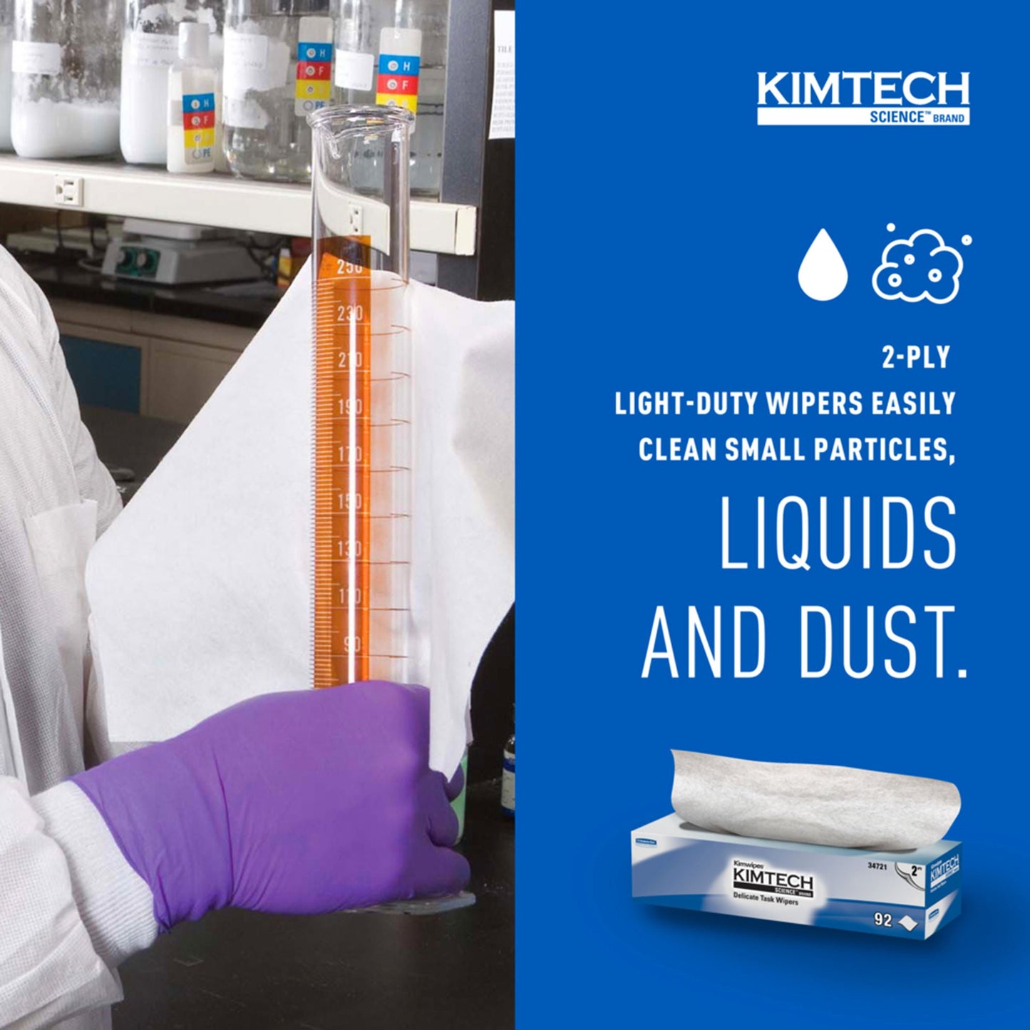 Kimtech Science™ Kimwipes™ Delicate Task Wipes, Two-Ply