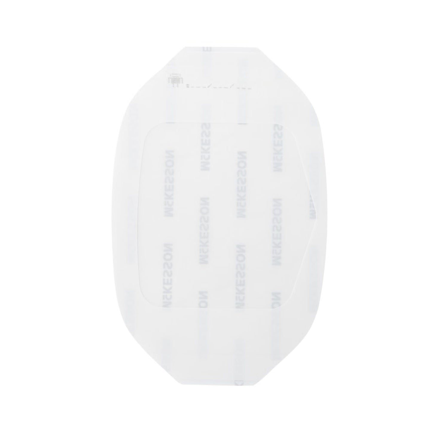 McKesson Octagonal Sterile Dressing with Frame-Style Delivery, 4 x 4-3/4 Inch