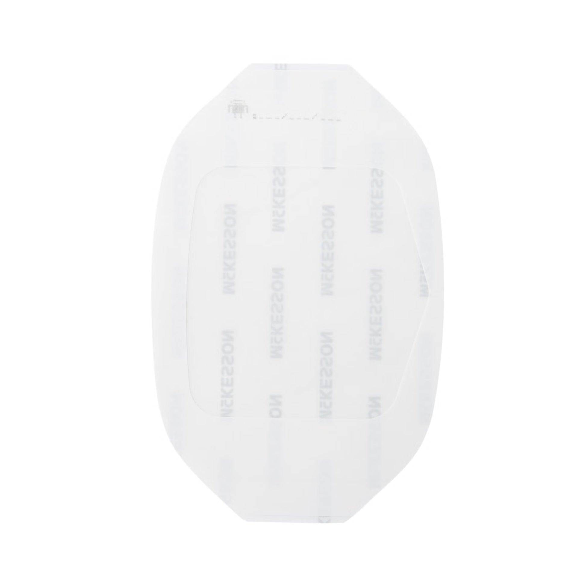 McKesson Octagonal Sterile Dressing with Frame-Style Delivery, 4 x 4-3/4 Inch