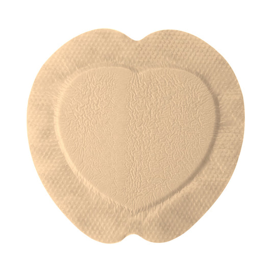 McKesson Silicone Adhesive with Border Silicone Foam Dressing, 7 x 7 Inch Sacral