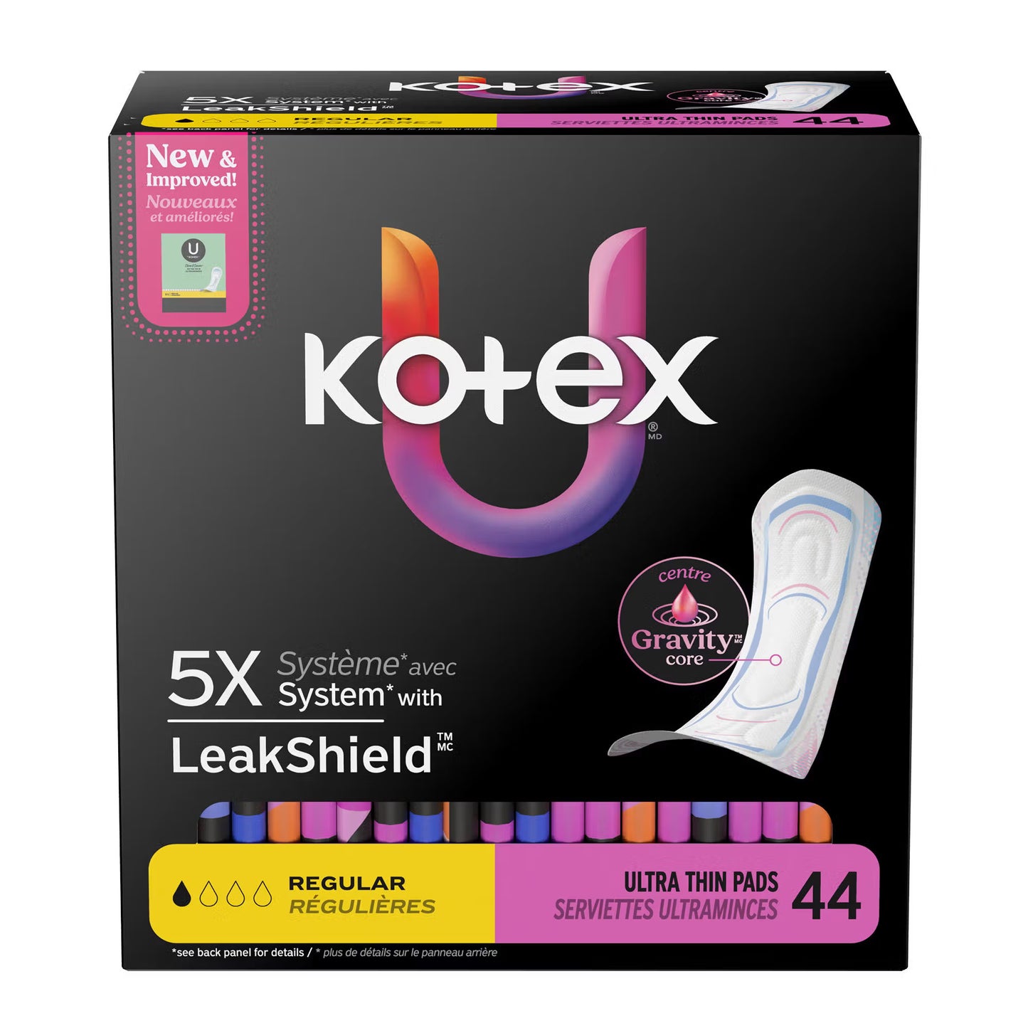 Feminine Pad U by Kotex® Ultra Thin Regular Absorbency