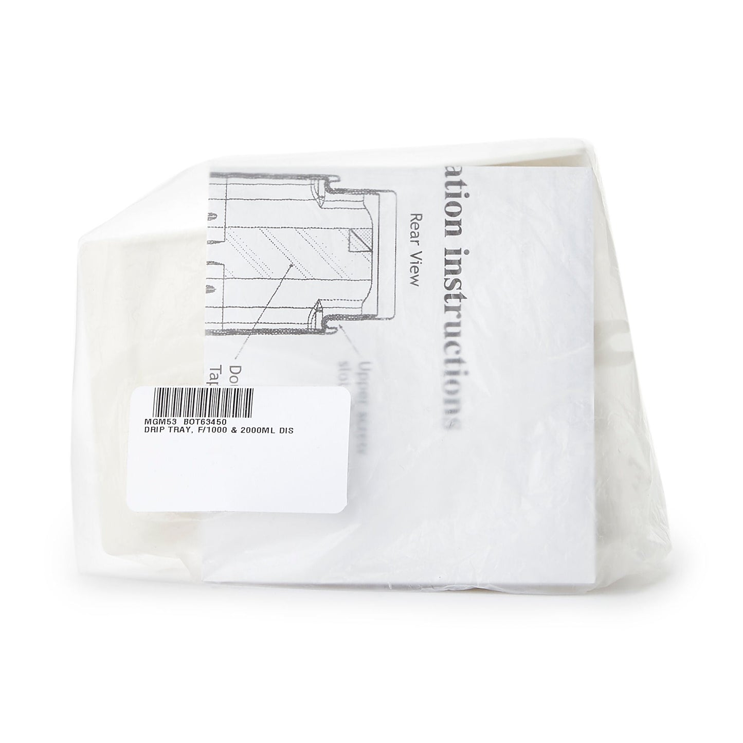 McKesson Dispenser Drip Tray for 1000 and 2000 mL Dispensers