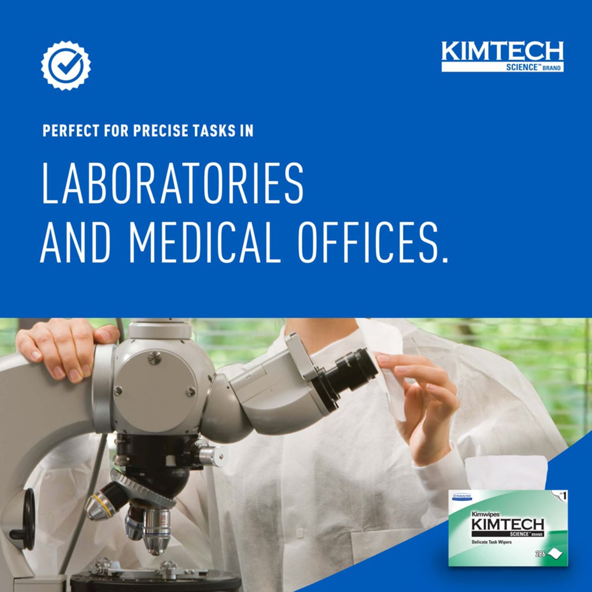 Kimtech Science™ Kimwipes™ Delicate Task Wipes, 1 Ply, 8.2 x 4.39 in