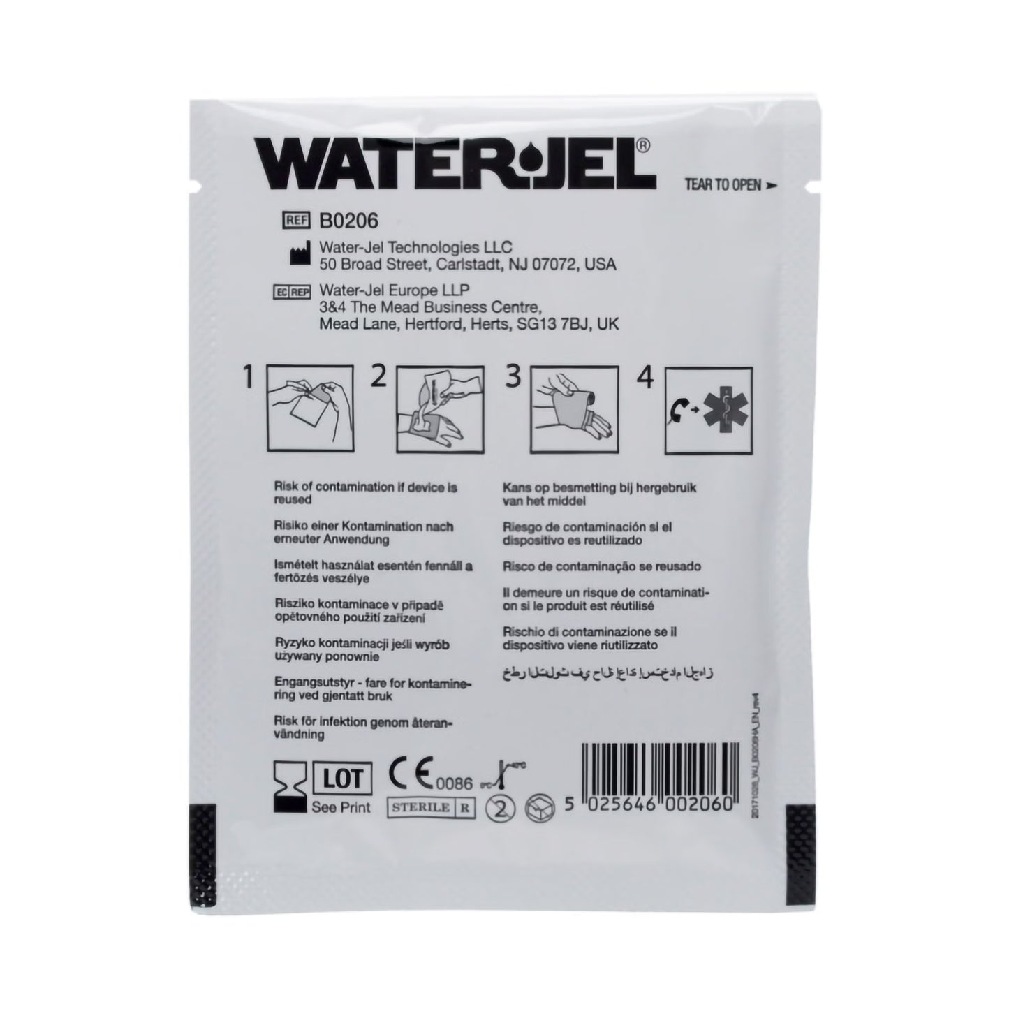 Water-Jel® Burn Dressing, 2 x 6 Inch