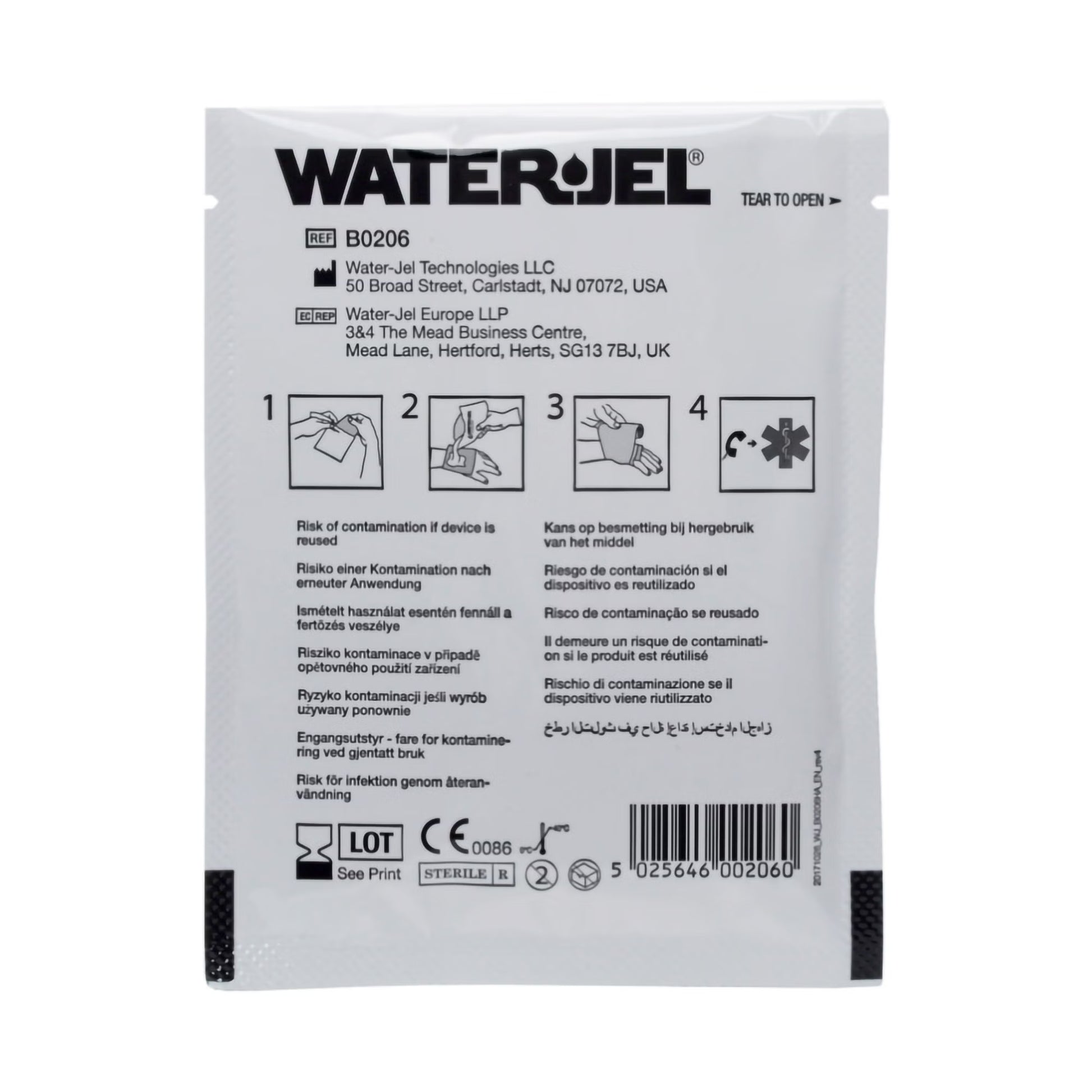Water-Jel® Burn Dressing, 2 x 6 Inch