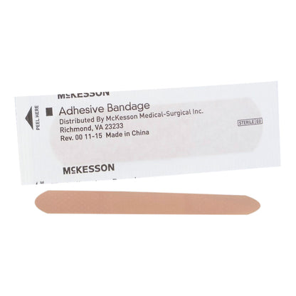 McKesson Adhesive Strip/Plastic Patch, 3/4 x 3 Inch