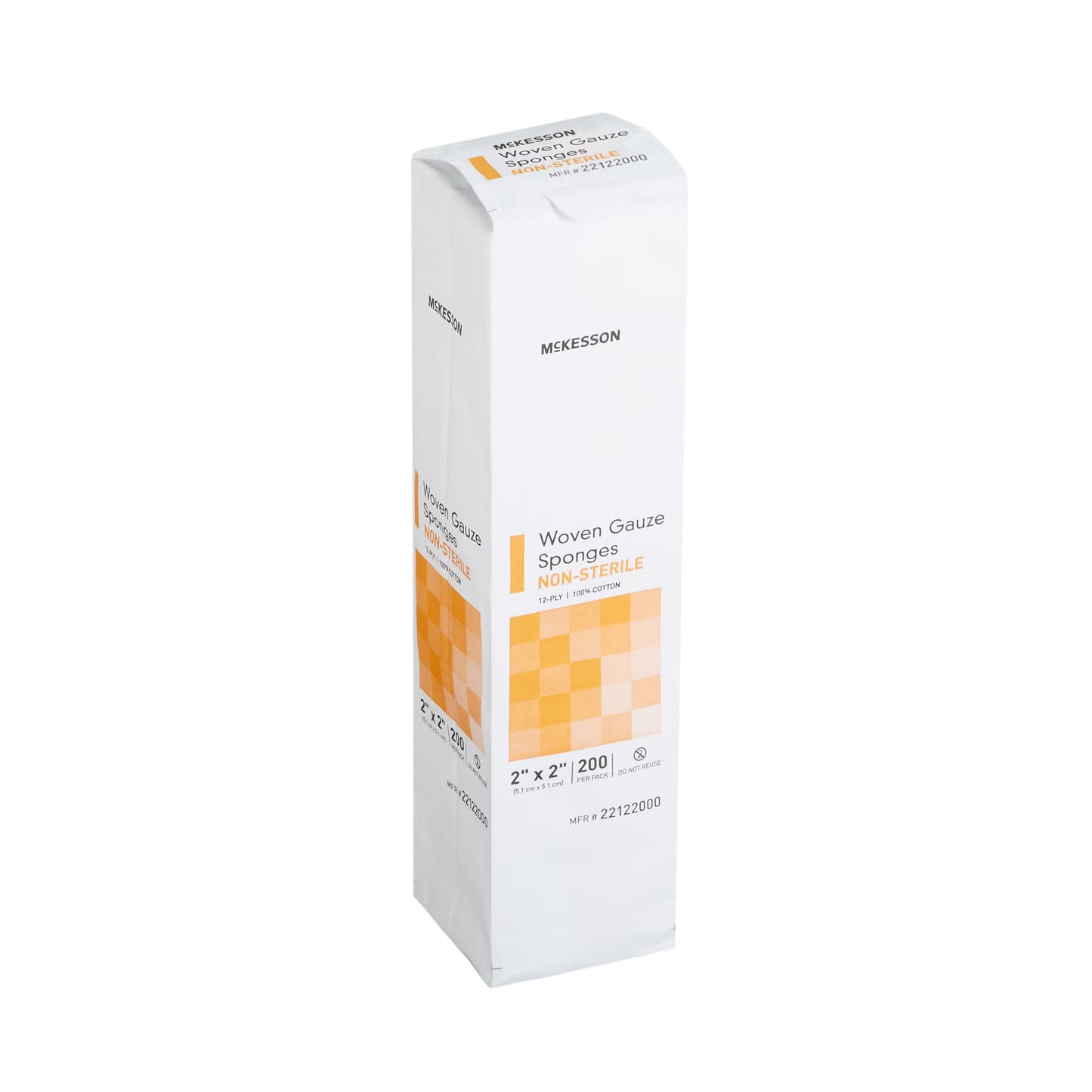 McKesson Gauze Sponge, 2 x 2 Inch, 12-Ply