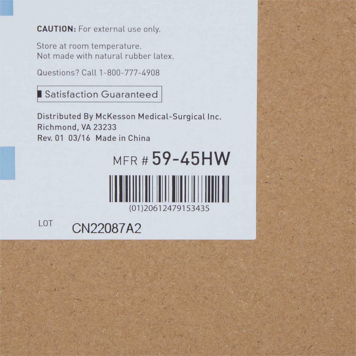 McKesson Infant Heel Warmer, 3.75 x 5.5 Inch