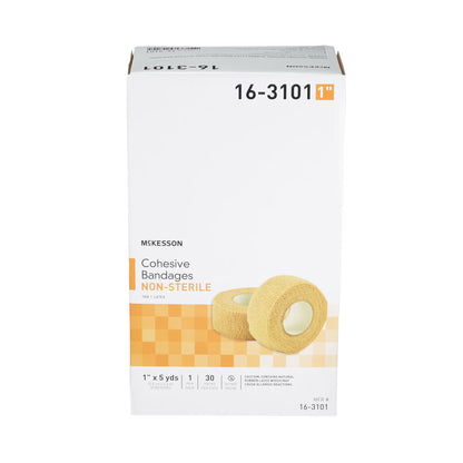 McKesson Self-adherent Closure Cohesive Bandage, 1 Inch x 5 Yard