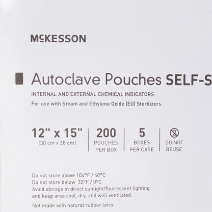 McKesson Sterilization Pouch, 12 x 15 Inch