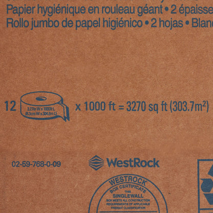 Scott® Essential Jumbo Roll Toilet Paper, 3-11/20 Inch x 1000 Foot