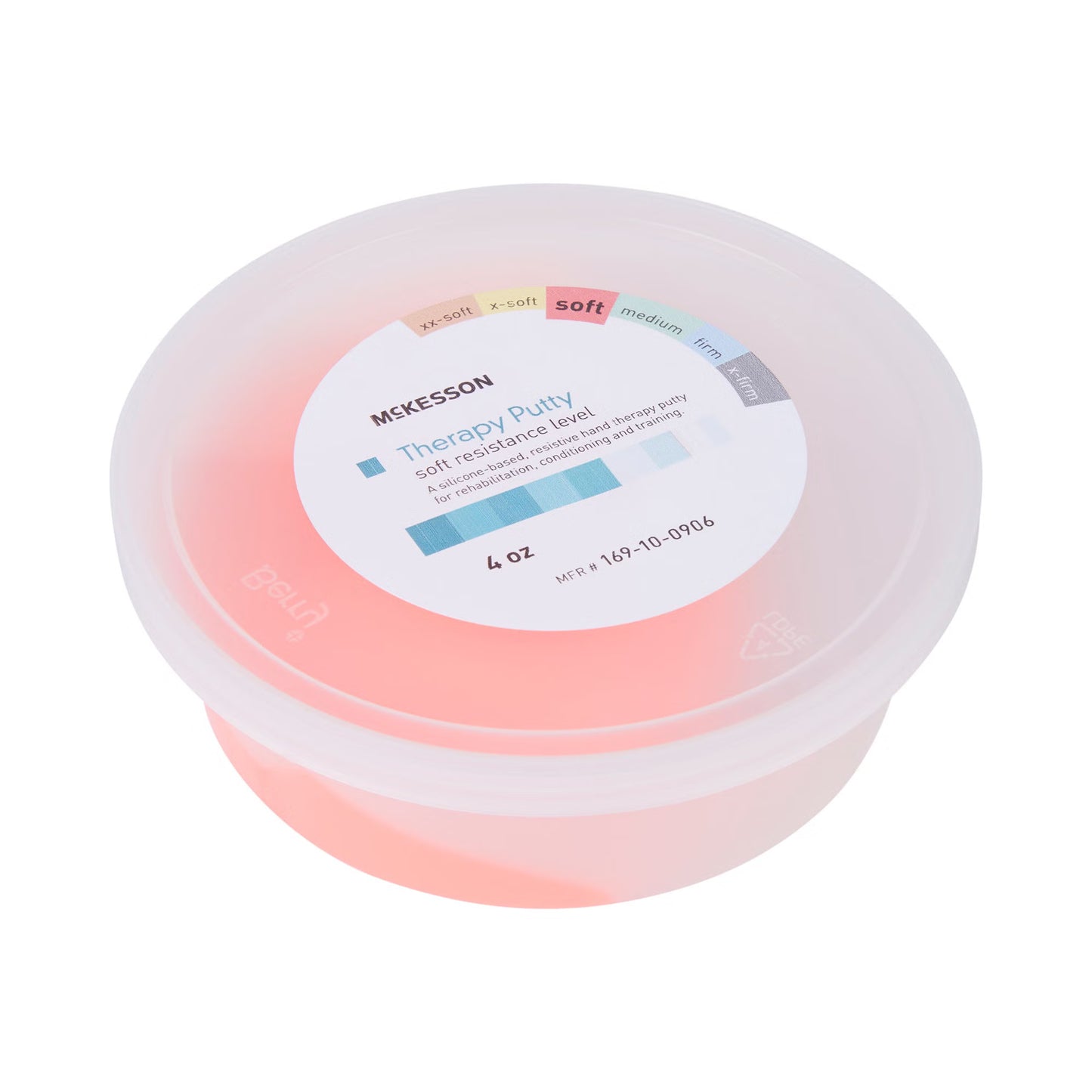 McKesson Therapy Putty, Red, Soft, 4-ounce Container