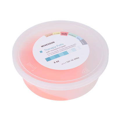 McKesson Therapy Putty, Red, Soft, 4-ounce Container