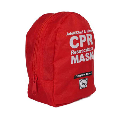 CPR Face Mask with Case One Way Valve Single Use