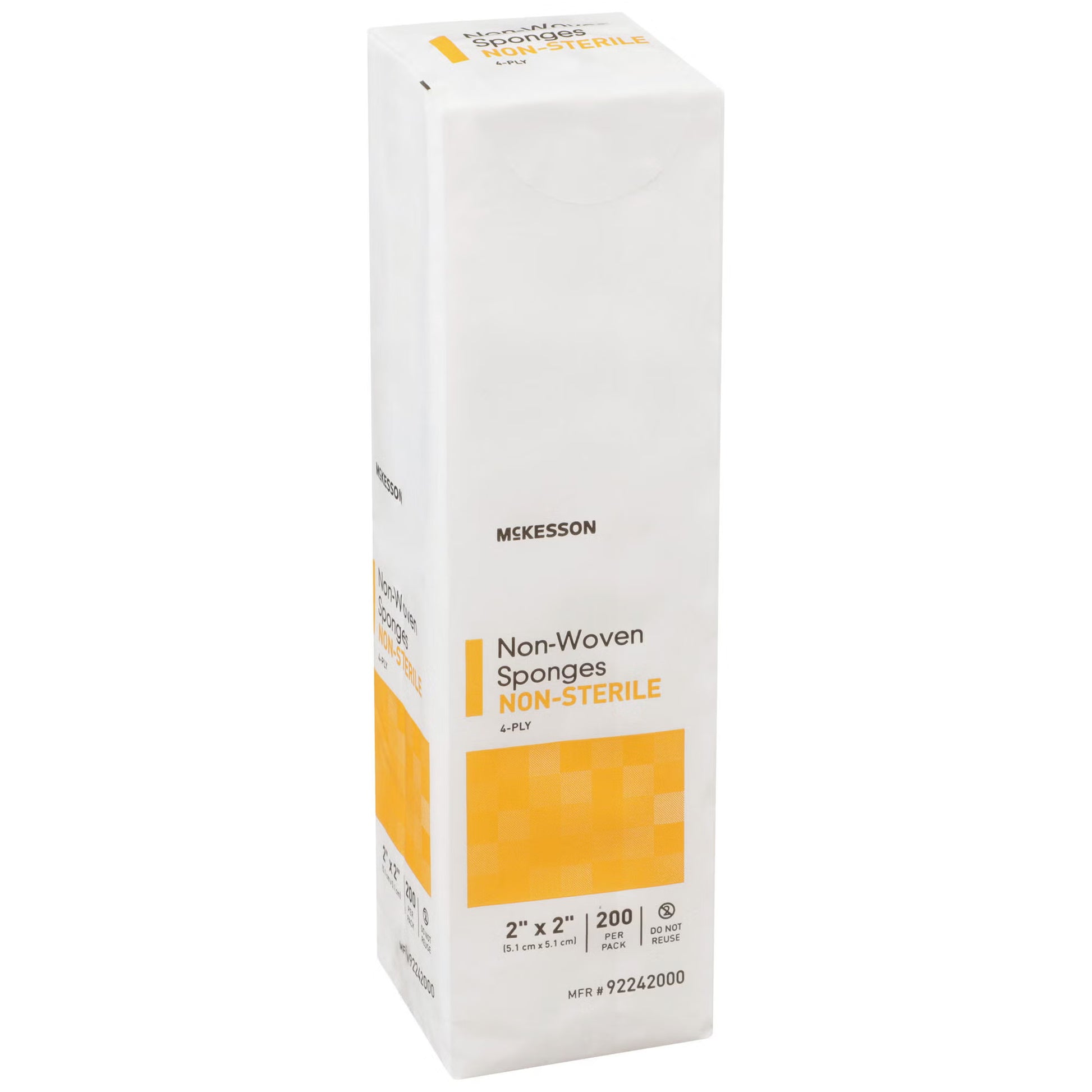 McKesson Nonwoven Sponge, 2 x 2 Inch, Four Ply