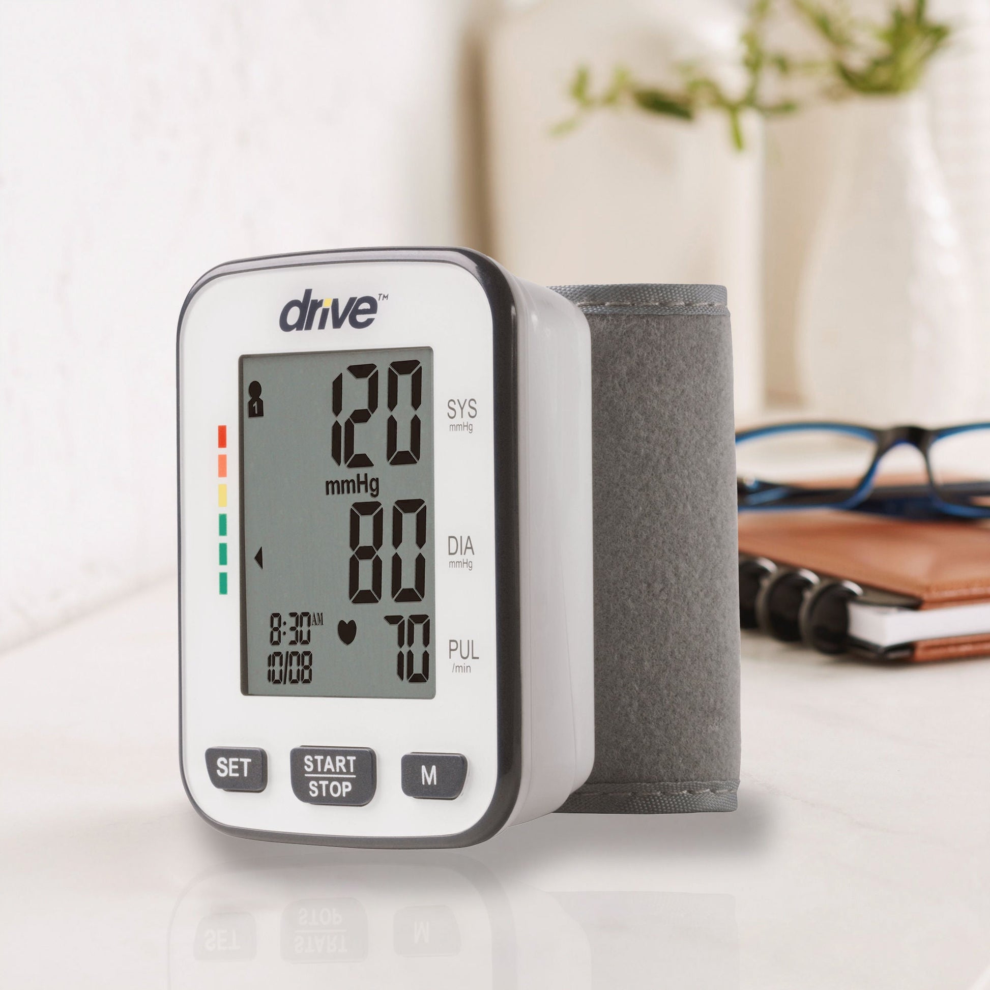 drive™ Digital Blood Pressure Monitoring Unit, Wrist Cuff, Adult Medium