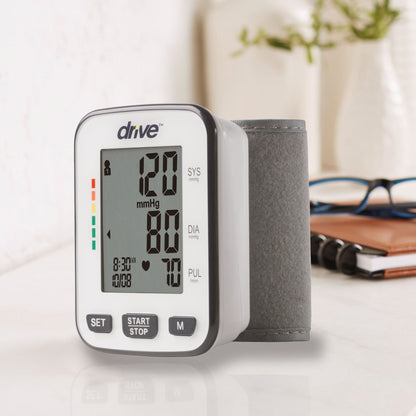 drive™ Digital Blood Pressure Monitoring Unit, Wrist Cuff, Adult Medium
