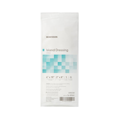 McKesson White Adhesive Dressing, 4 x 10 Inch