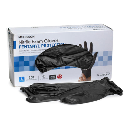 McKesson Confiderm® 6.8C Nitrile Exam Glove, Large, Blue