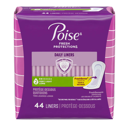 Poise® Bladder Control Pads for Women, Light Absorbency, 8.5-Inch Length