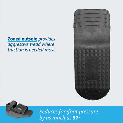 Darco® OrthoWedge™ Post-Op Shoe, Men's, Extra Large, Black