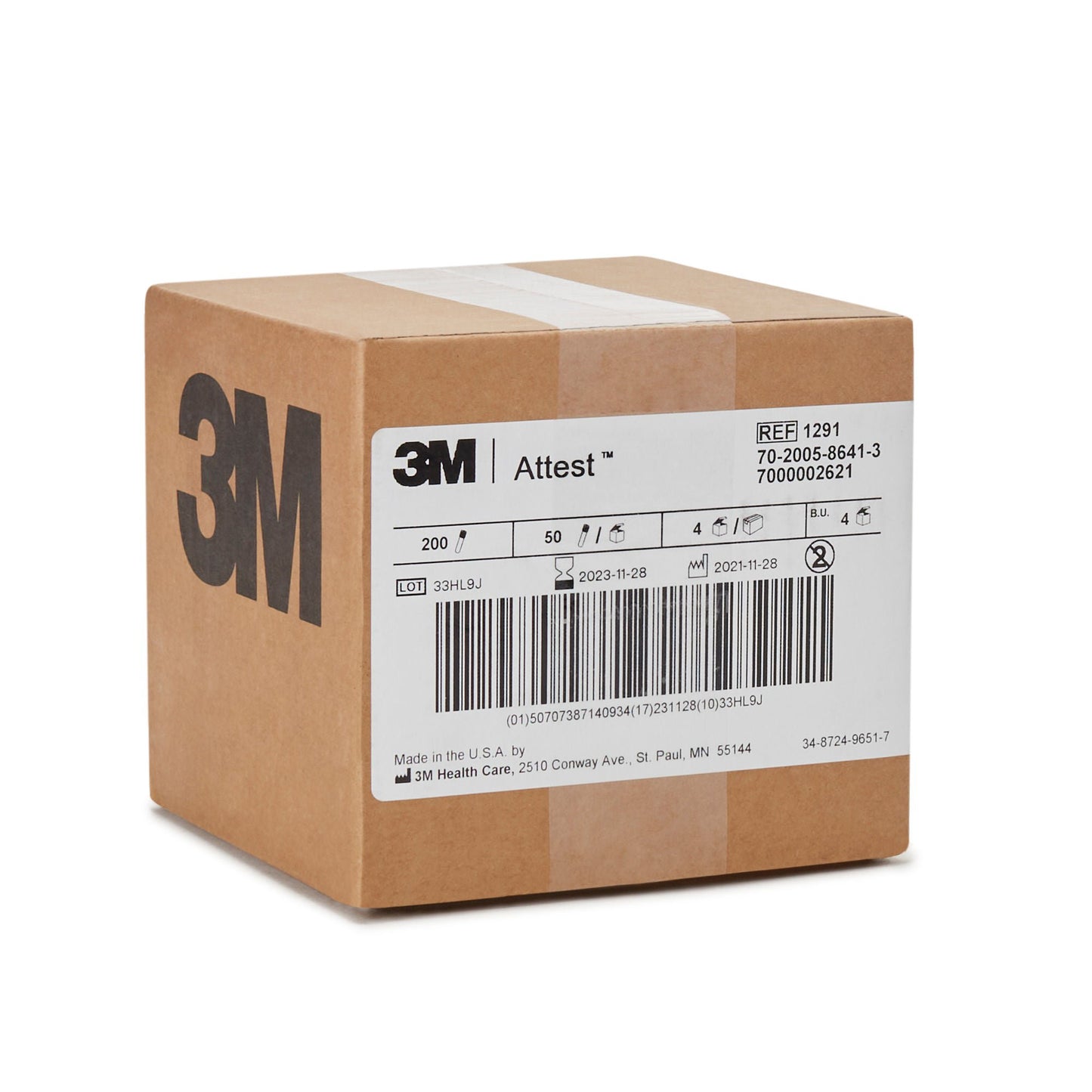 3M™ Attest™ Rapid Readout Sterilization Biological Indicator Vial
