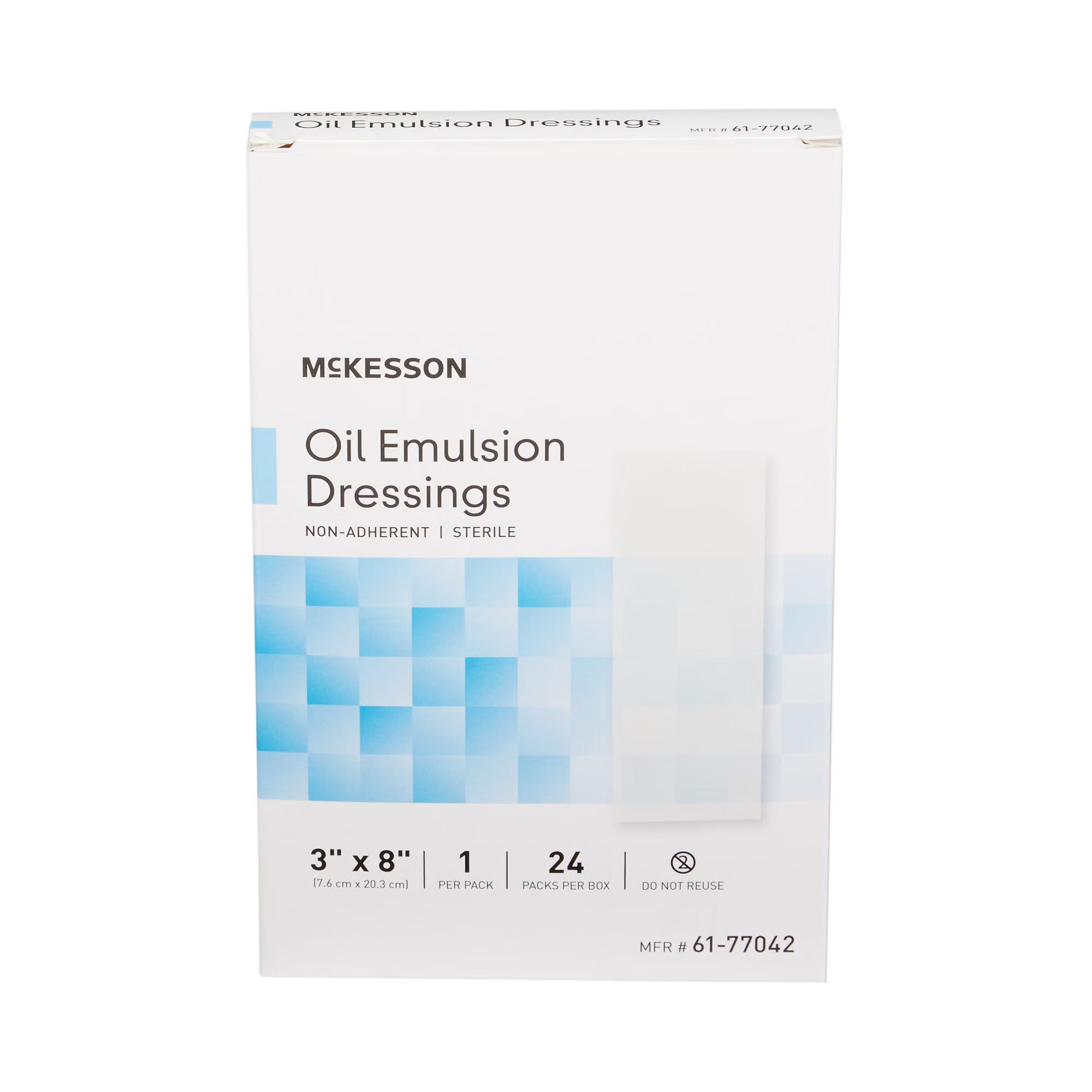 McKesson Oil Emulsion Impregnated Dressing, 3 x 8 Inch