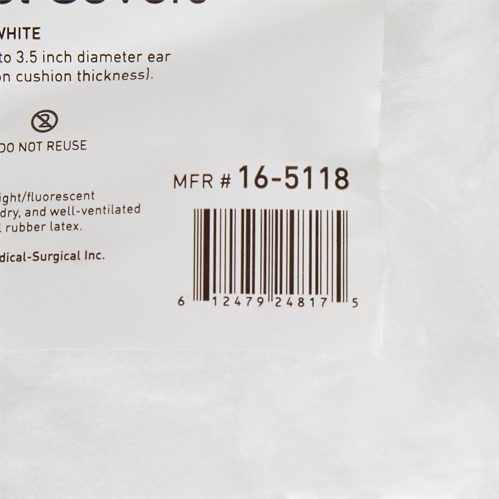 McKesson Sanitary Headset Cover, Small, White