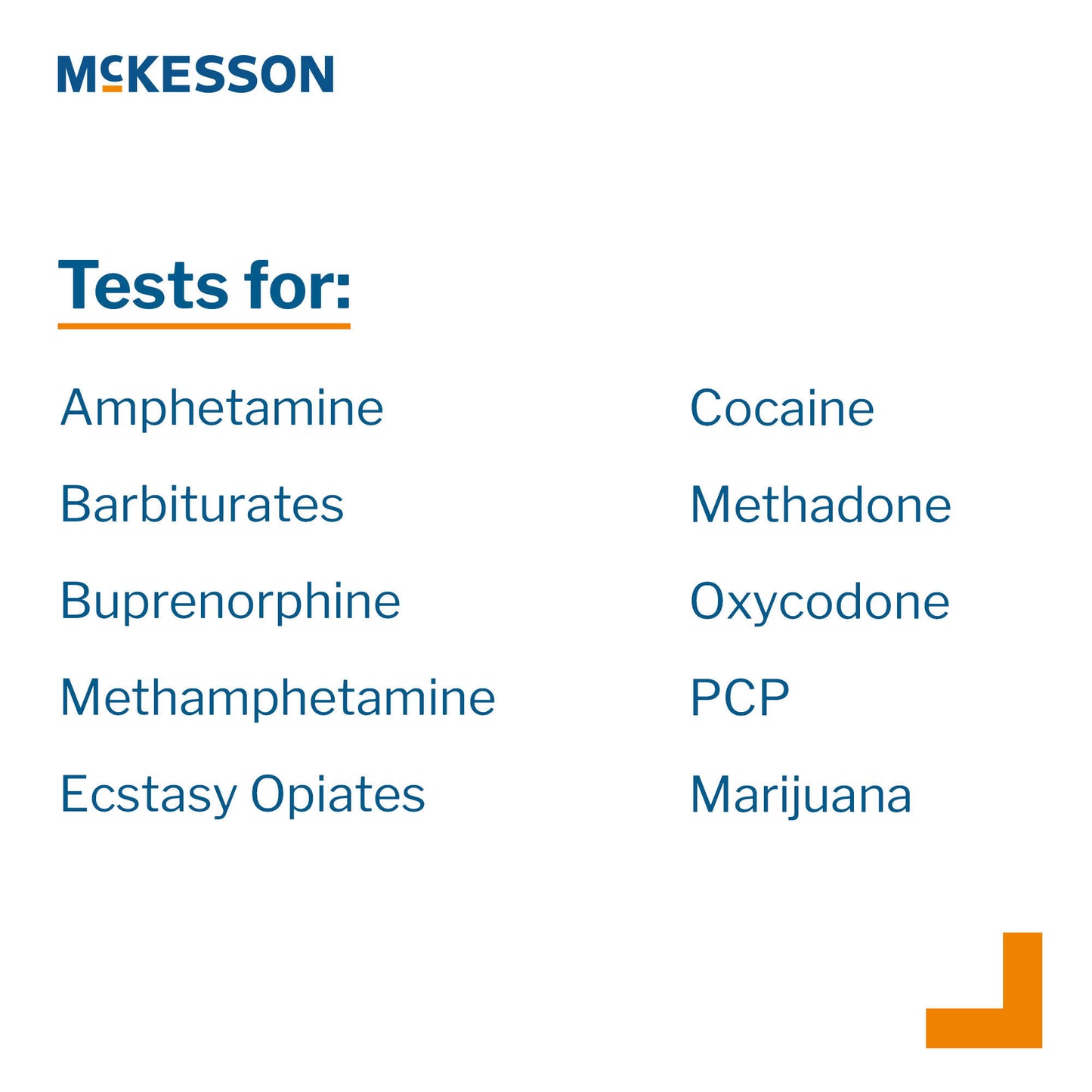 McKesson 12-Drug Panel with Adulterants Drugs of Abuse Test