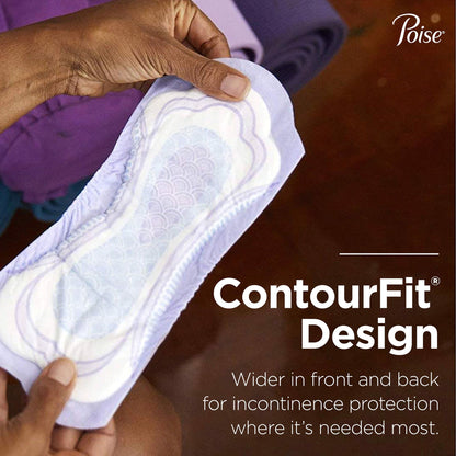 Poise® Bladder Control Pads, Women, Moderate Absorbency, 12.4 Inches