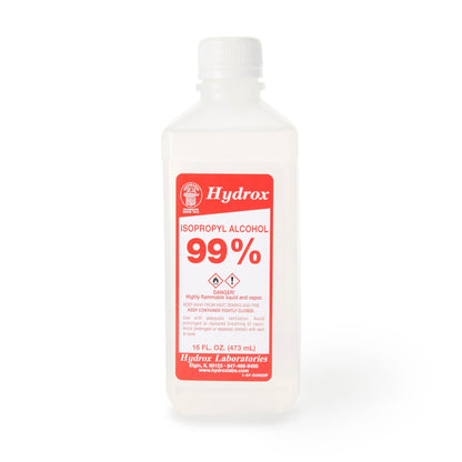 Hydrox 99% Isopropyl Alcohol for Technical Use, 16-ounce bottle