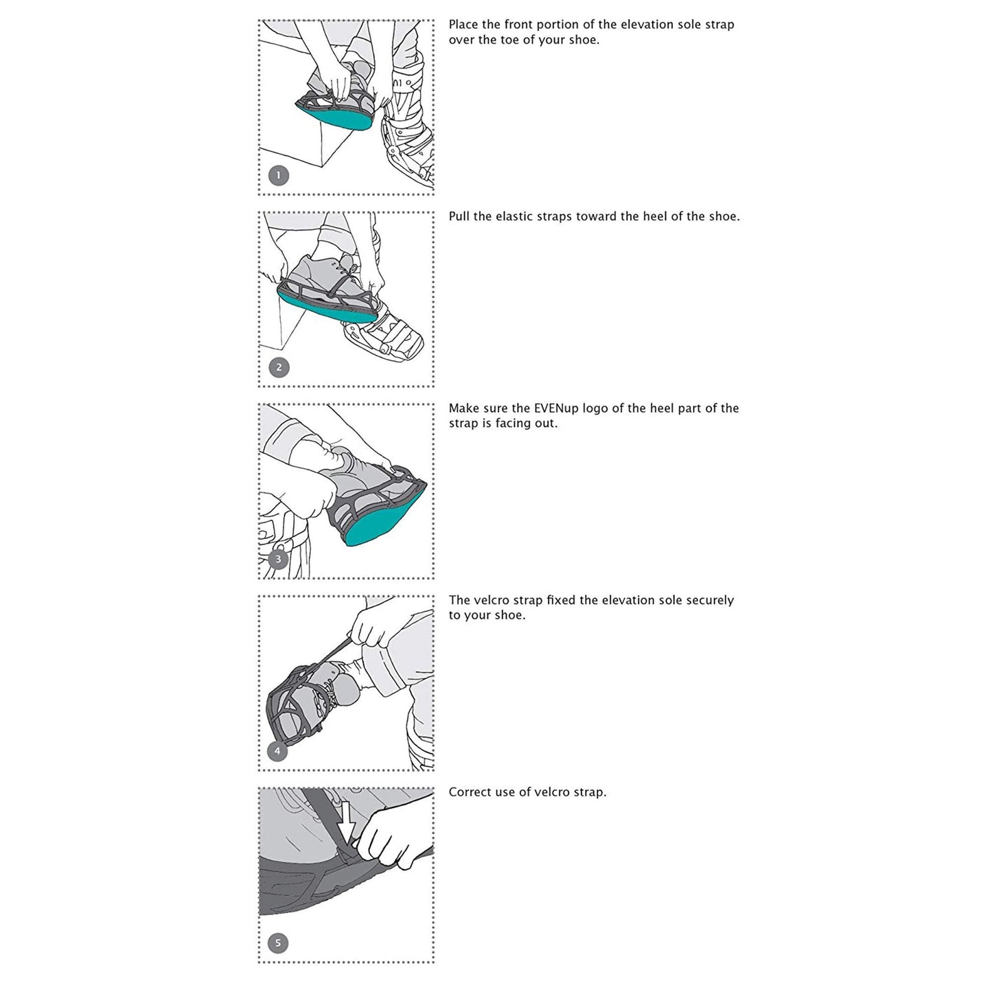 Evenup Shoe Leveler, Large